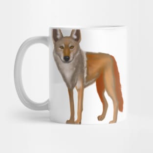 Cute Coyote Drawing Mug